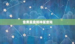 免费星盘婚神星查询，星盘的婚神要怎么看啊。初学者提问