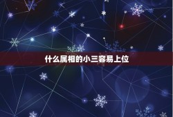 什么属相的小三容易上位，哪些生肖男爱小三爱养小三的生肖男为小三离婚的生