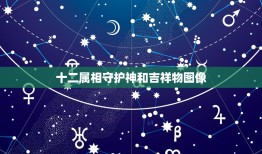 十二属相守护神和吉祥物图像，十二星座的守护神曽的名字和图像