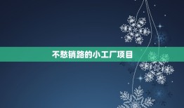 不愁销路的小工厂项目，2022年必火的创业项目有哪些？