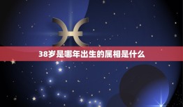 38岁是哪年出生的属相是什么，38岁是哪一年出生的