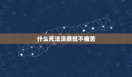 什么死法没感觉不痛苦，人有多少种死法