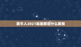 属牛人2021躲星都忌什么属相，躲星时间和方法2021表