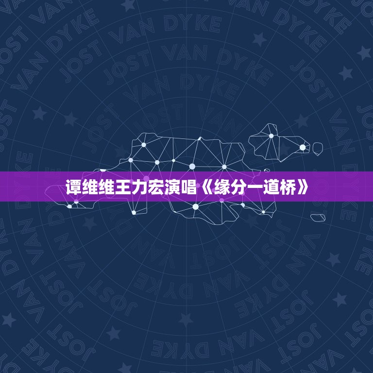 谭维维王力宏演唱《缘分一道桥》，求谭维维、王力宏歌曲《缘分一道桥》MP