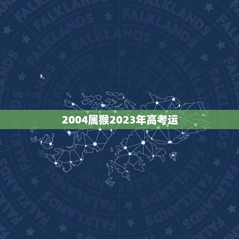 2004属猴2023年高考运，属猴男孩2023年高考顺利吗