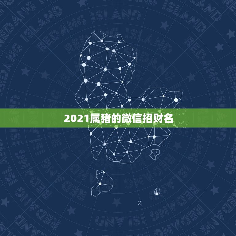 2021属猪的微信招财名，2021女人转运聚财微信名字