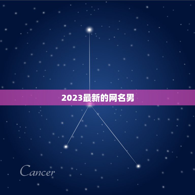 2023最新的网名男，2023最火的昵称男