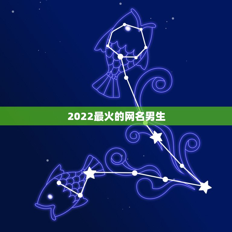 2022最火的网名男生，2023年最热门的网名