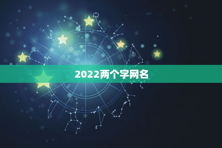 2022两个字网名，2022年网名