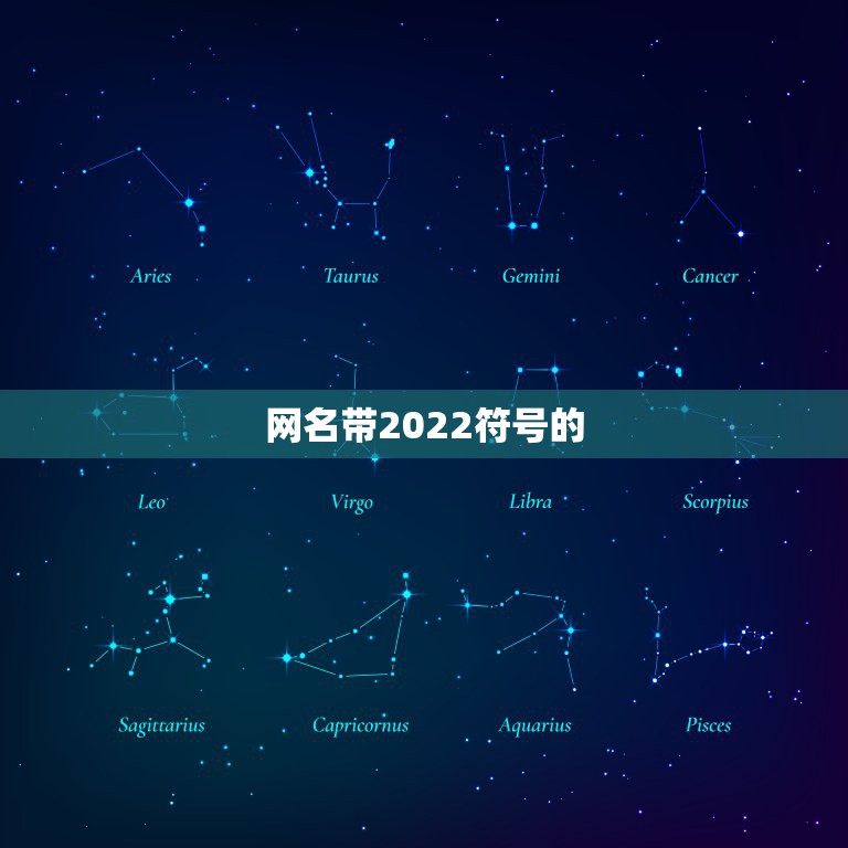 网名带2022符号的，网名符号2021