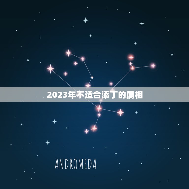 2023年不适合添丁的属相，2023年是什么生肖年