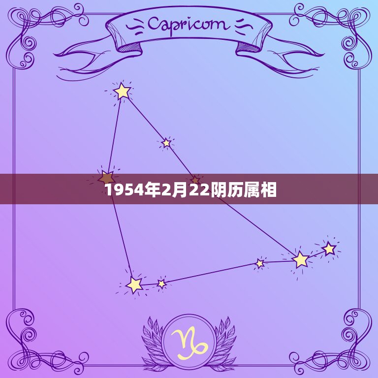 1954年2月22阴历属相，1954年2月12日生肖马阴历几号