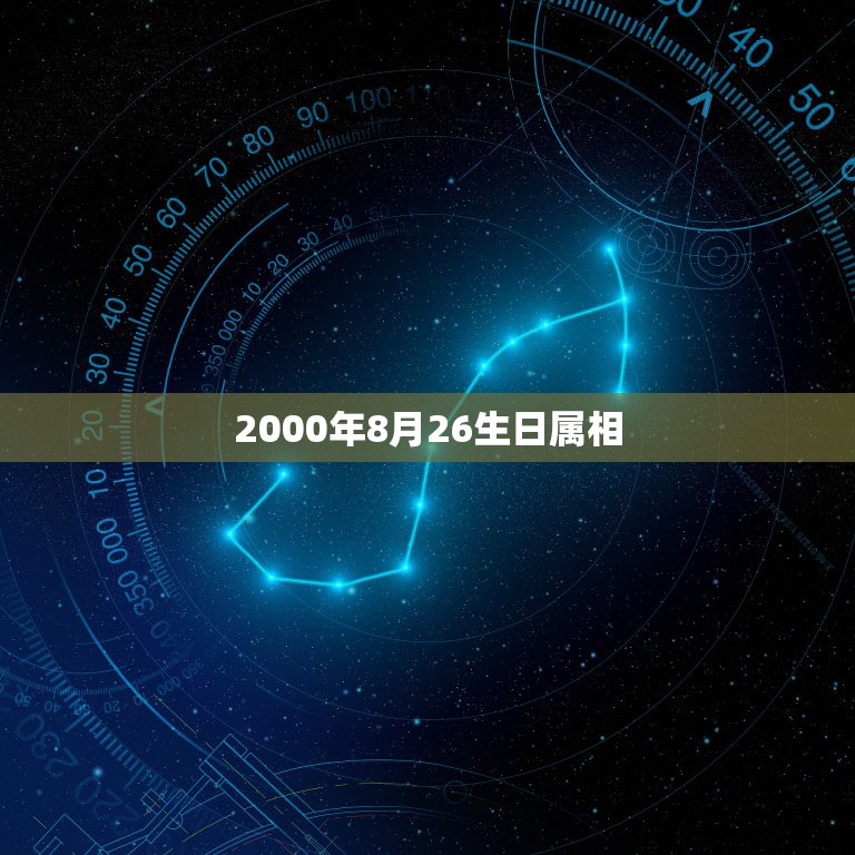 2000年8月26生日属相，2000年8月26是什么命