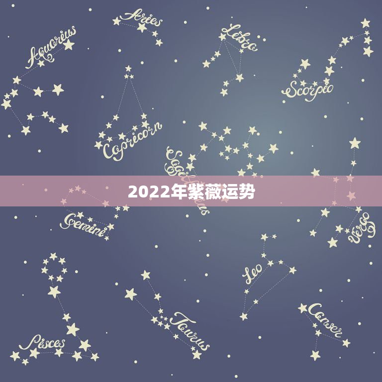 2022年紫薇运势，紫薇运势