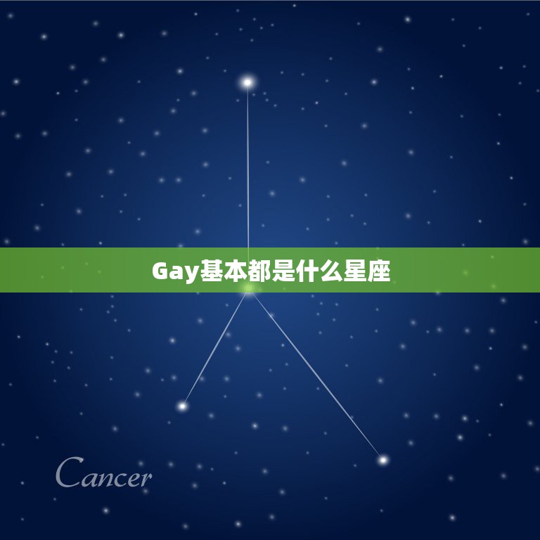 Gay基本都是什么星座，同性星座的配对指数