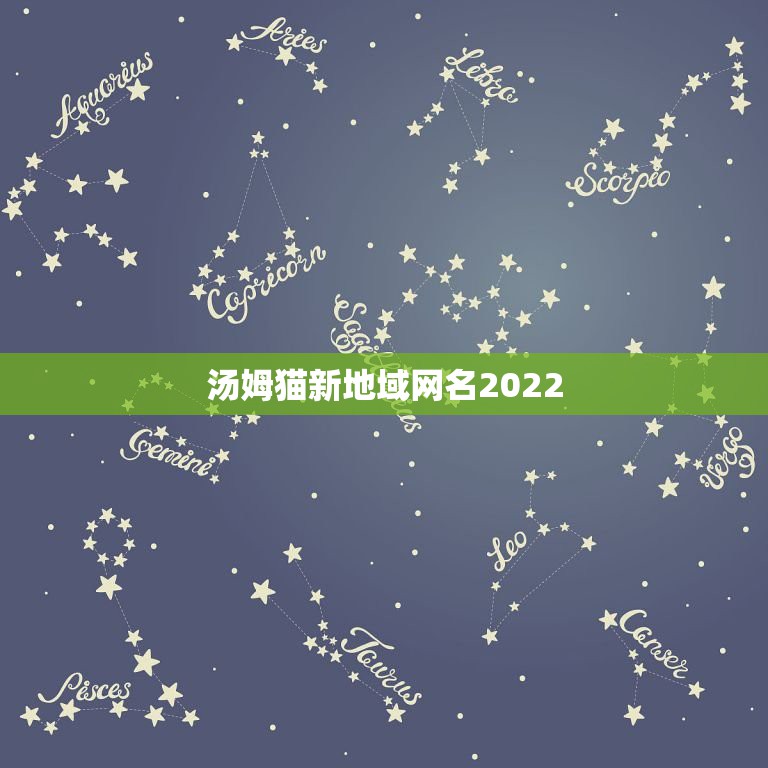 汤姆猫新地域网名2022，汤姆猫战营2022年能上架吗