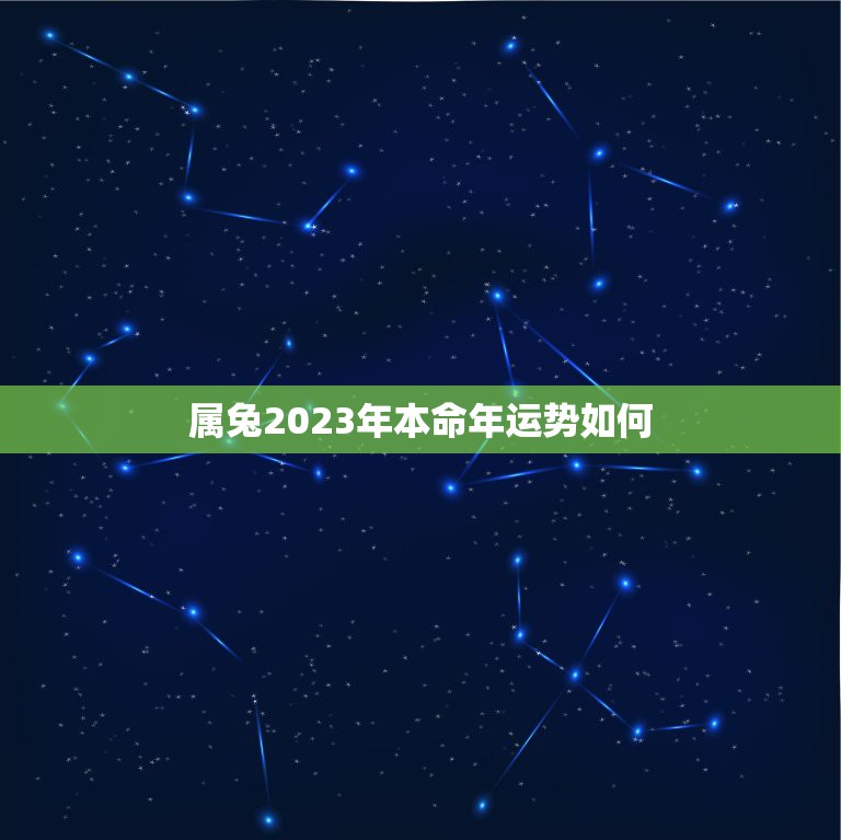 属兔2023年本命年运势如何，属兔2023年本命年运势如何呢