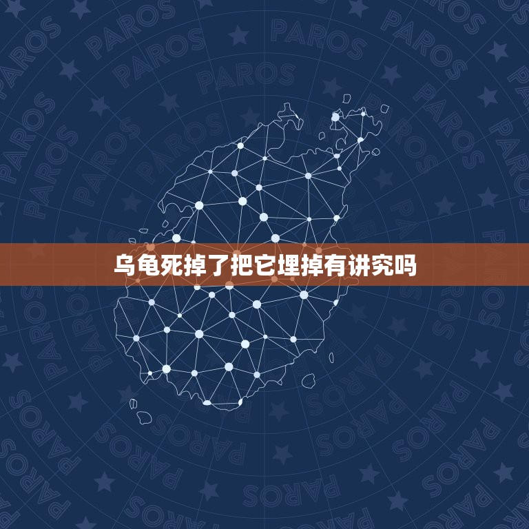 乌龟死掉了把它埋掉有讲究吗，我们家乌龟死了 麻烦懂风水的来 帮下忙