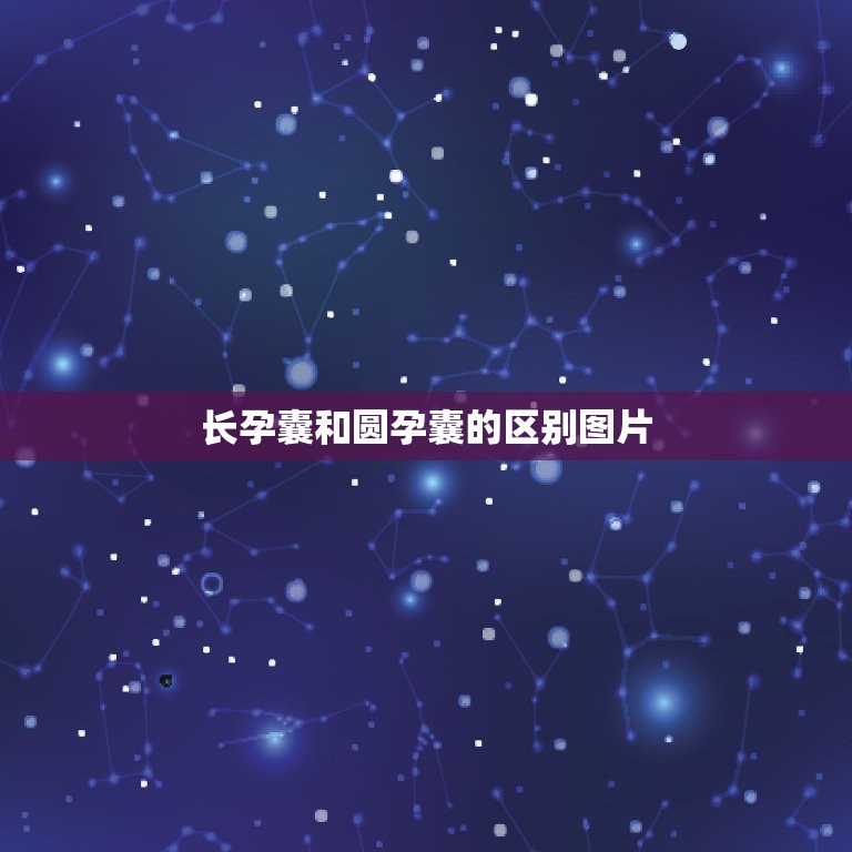 长孕囊和圆孕囊的区别图片，做b超40天孕囊6.1乘4.9是椭圆还是茄子