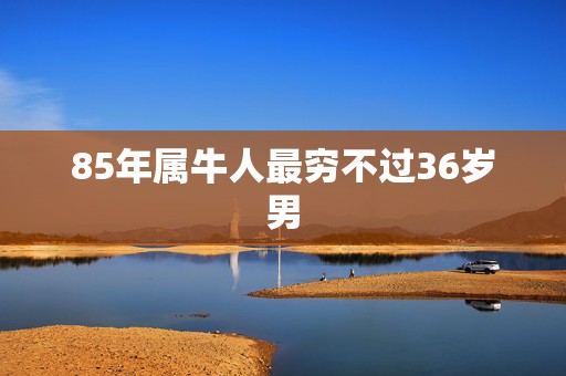 85年属牛人最穷不过36岁男，男。属牛阳历85年10月4日的，请教关于