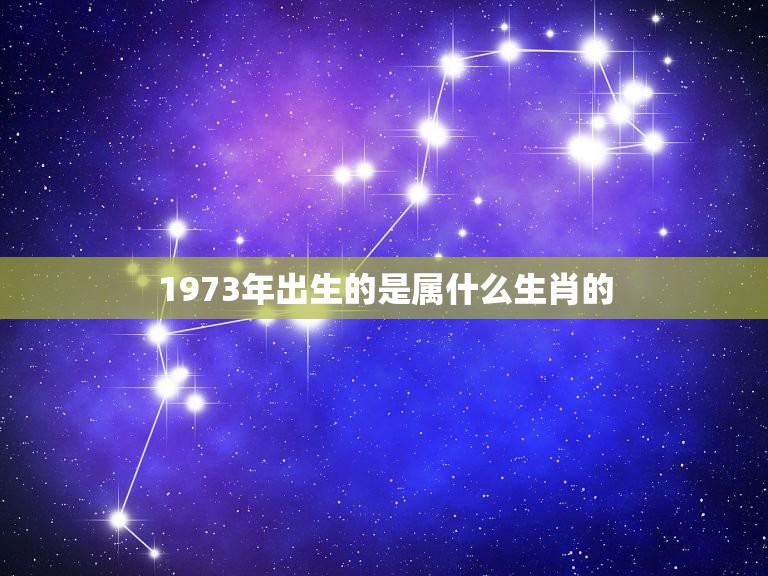 1973年出生的是属什么生肖的，73年属牛的贵人属相