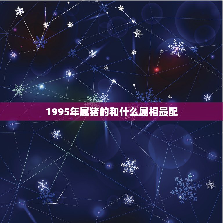 1995年属猪的和什么属相最配，95年属猪的和什么属相最配