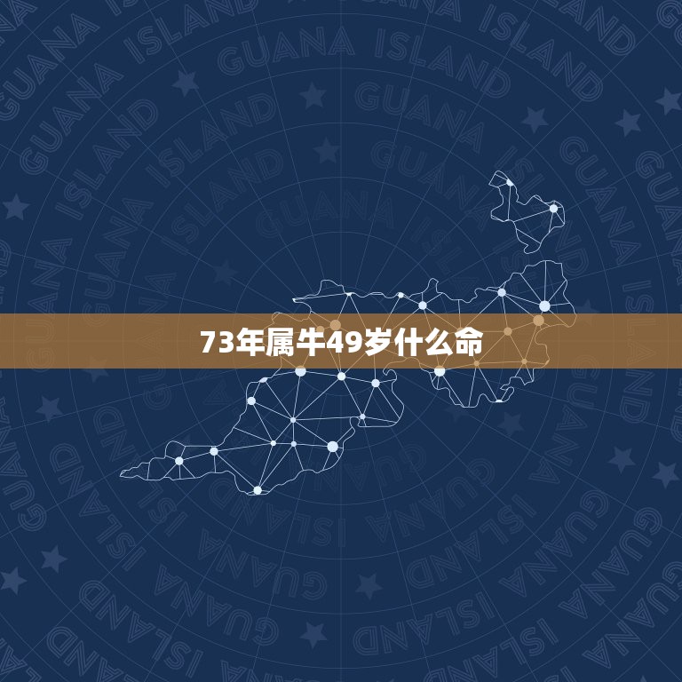 73年属牛49岁什么命，属牛73年是什么命人