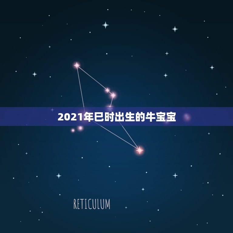 2021年巳时出生的牛宝宝，2021年几月份出生的牛宝宝最好？