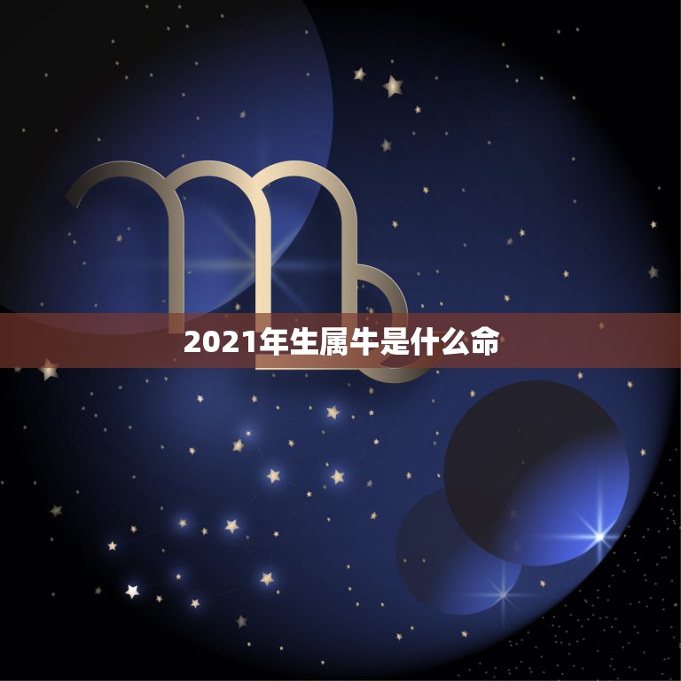 2021年生属牛是什么命，2021年出生的属牛的人命好吗？