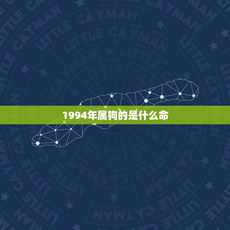 1994年属狗的是什么命，1994年属狗是什么命