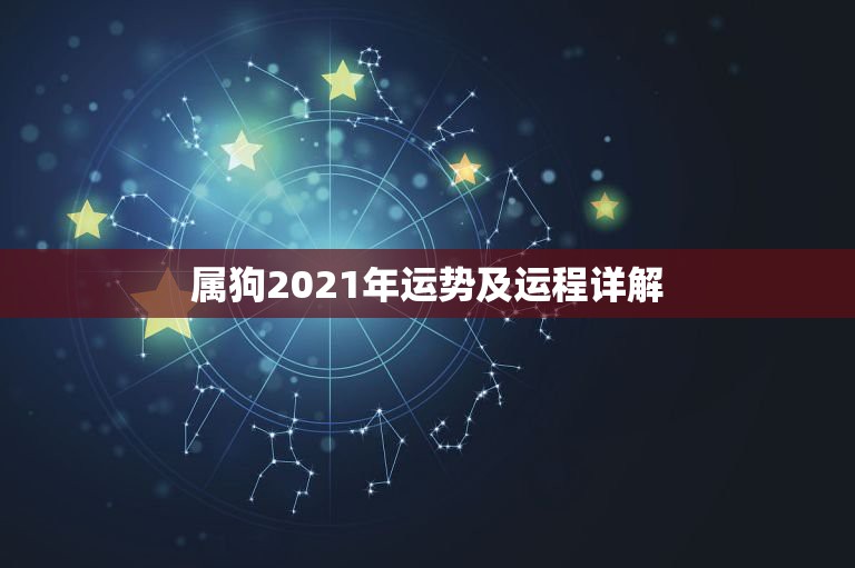 属狗2021年运势及运程详解，属狗的人2021年运势及每月运程怎么样化