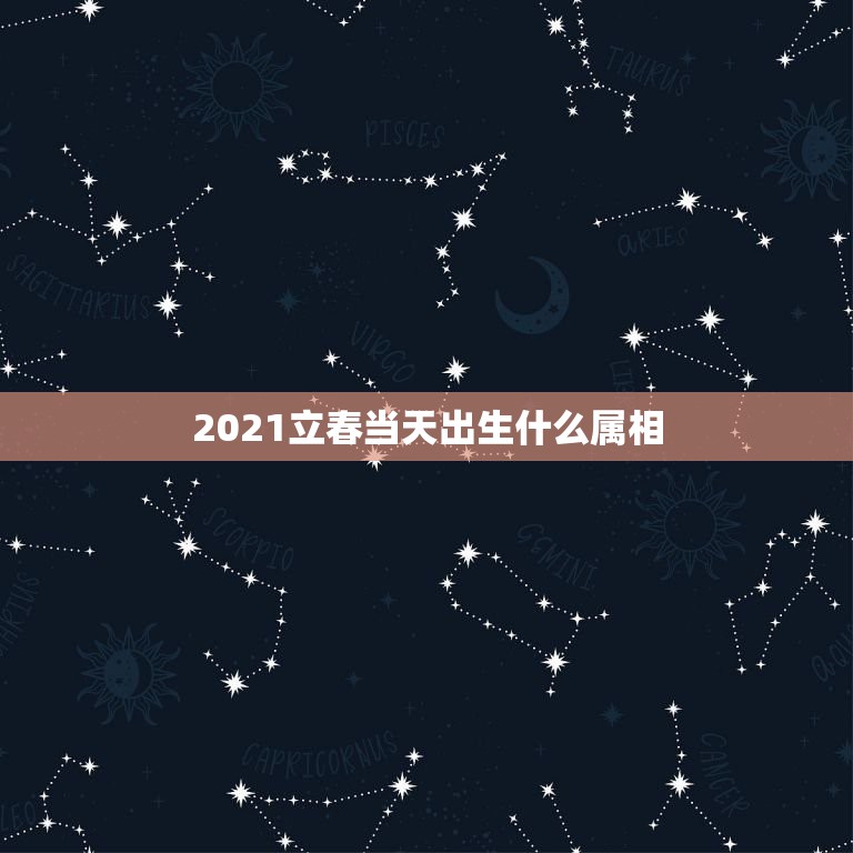 2021立春当天出生什么属相，2021年立春后生的孩子属什么