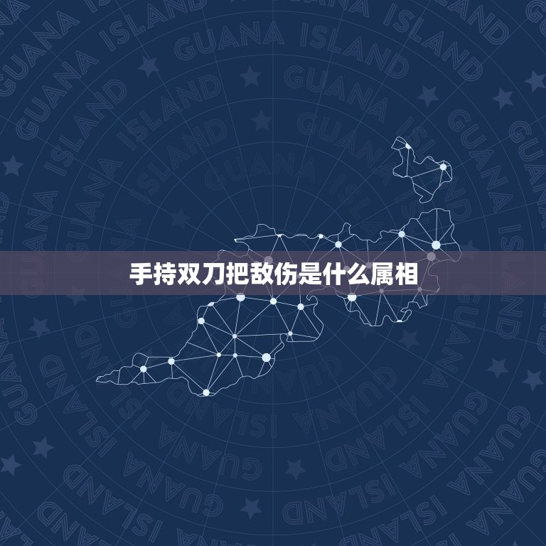 手持双刀把敌伤是什么属相，手持双刀把敌伤什么生肖