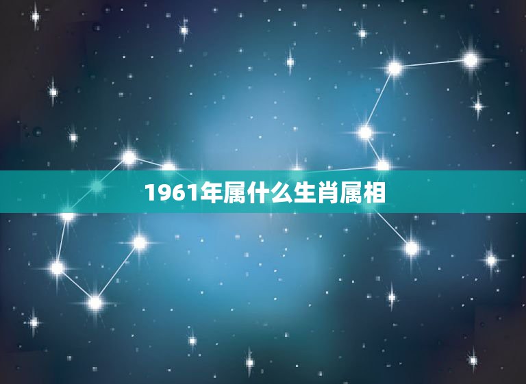 1961年属什么生肖属相，1961出生的属相是什么