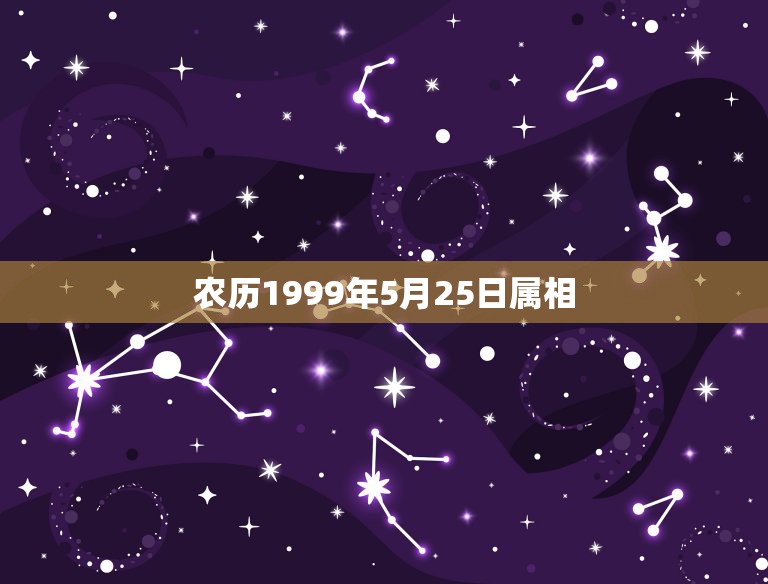 农历1999年5月25日属相，生日是农历1999年六月二十五日的是属什