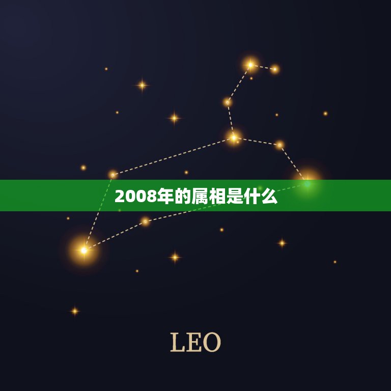 2008年的属相是什么，2009年的属相是什么？