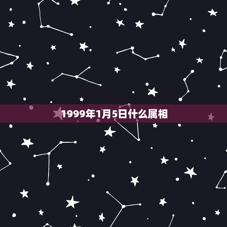 1999年1月5日什么属相，99年阳历1月5日的吉祥数字是多少