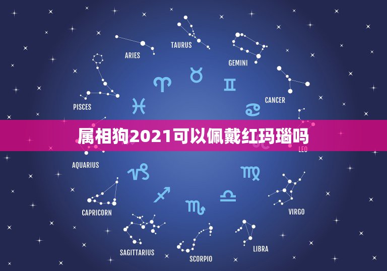 属相狗2021可以佩戴红玛瑙吗，生肖狗2021年运势