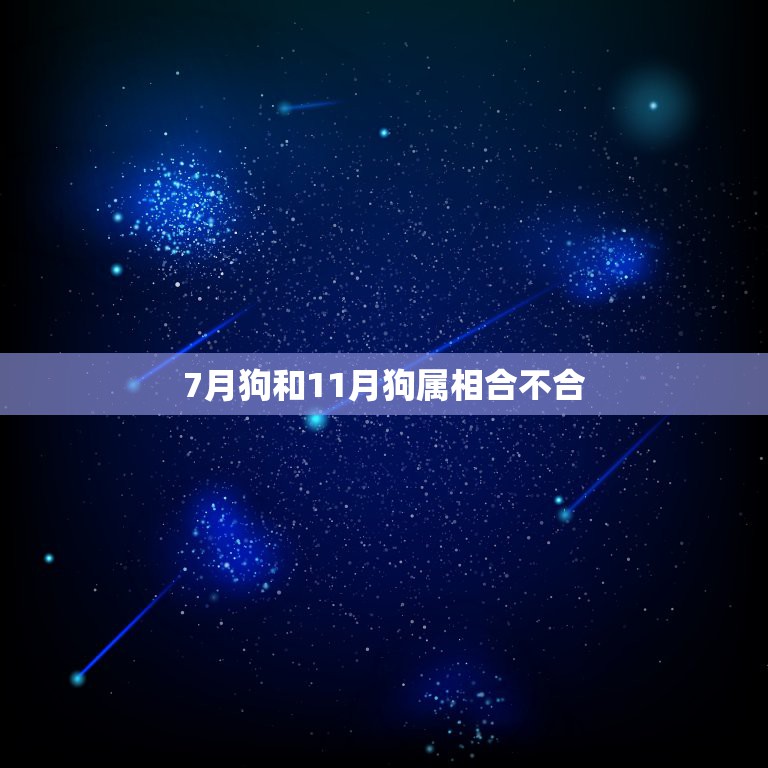 7月狗和11月狗属相合不合，1982年的狗同1990的马，属相相配，狗