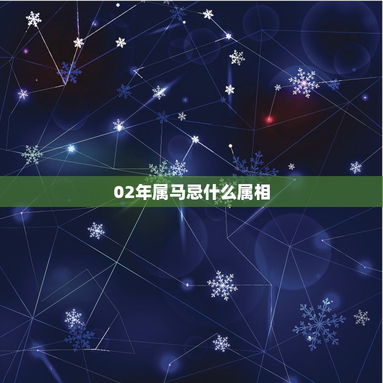 02年属马忌什么属相，2002年出生属马五行属什么命