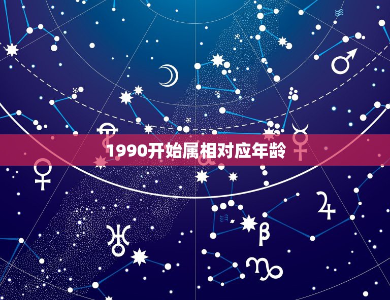 1990开始属相对应年龄，1990年是什么属相