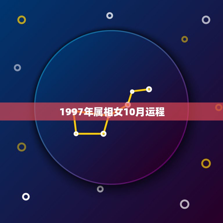 1997年属相女10月运程，1997年10月30日出生的人运势怎么样