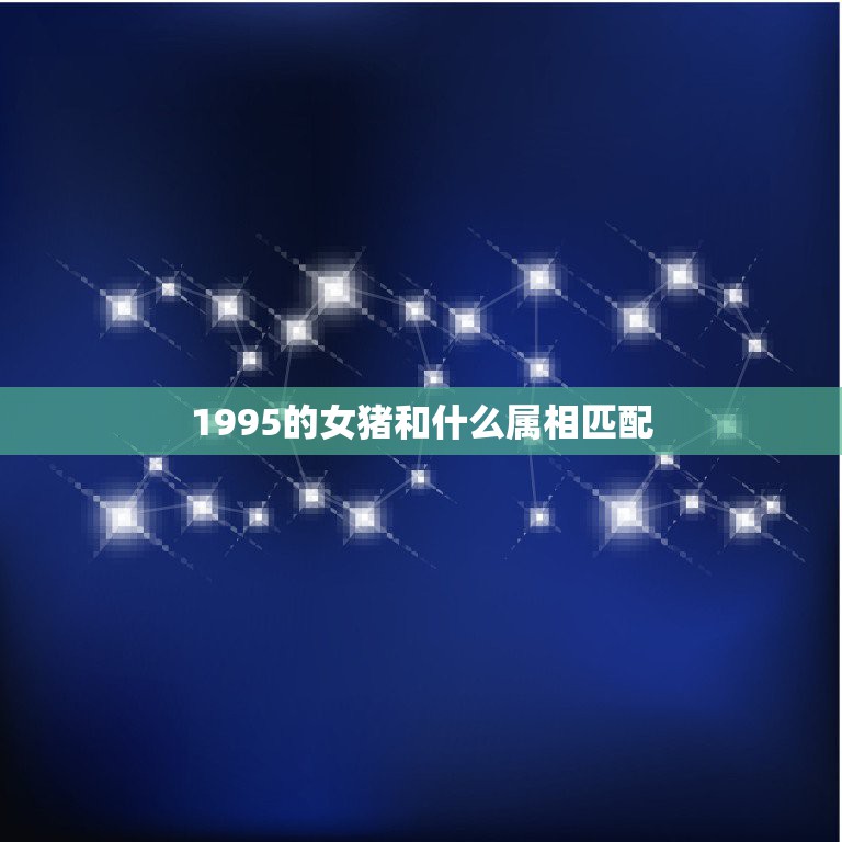 1995的女猪和什么属相匹配，2022年属猪人的全年运势