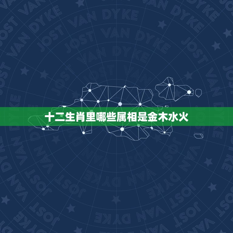 十二生肖里哪些属相是金木水火，十二生肖里面的动物都是什么金木水火土