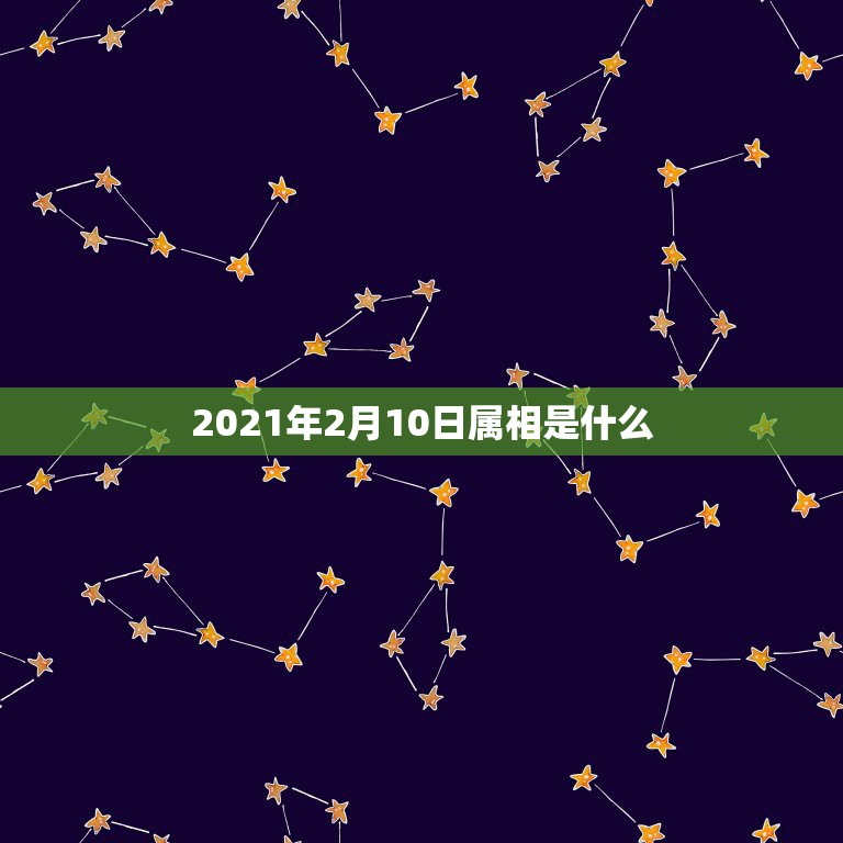 2021年2月10日属相是什么，明天属什么生肖2021年2月2日？