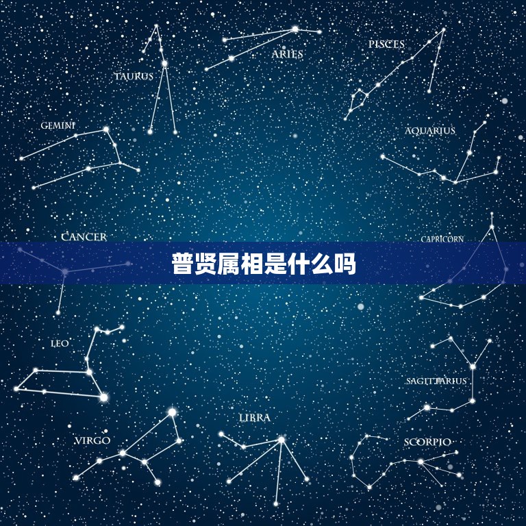 普贤属相是什么吗，普贤是属什么生肖