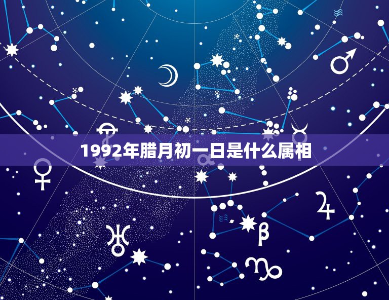 1992年腊月初一日是什么属相，92年腊月初一在五行中是哪一类