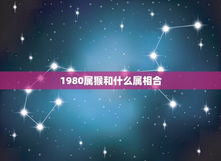 1980属猴和什么属相合，属猴和属猴的合不合