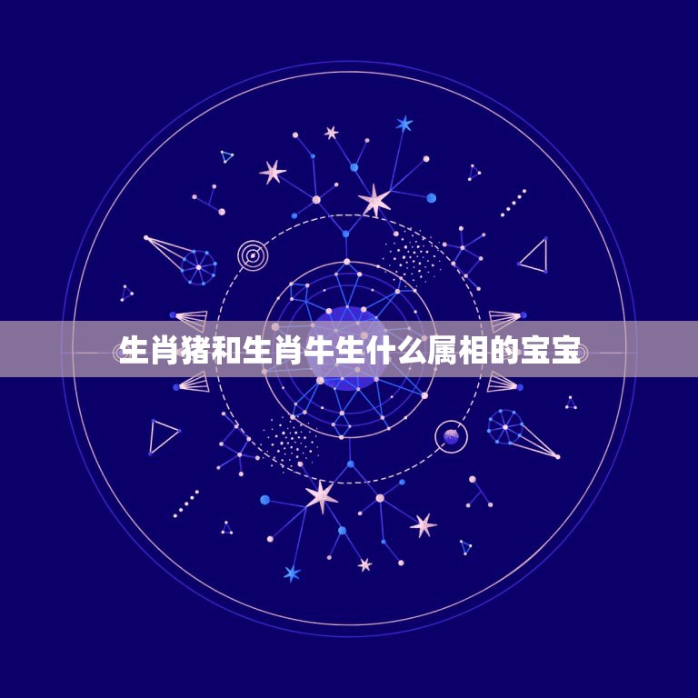 生肖猪和生肖牛生什么属相的宝宝，父亲属猪，母亲属牛，生个什么属相的孩子