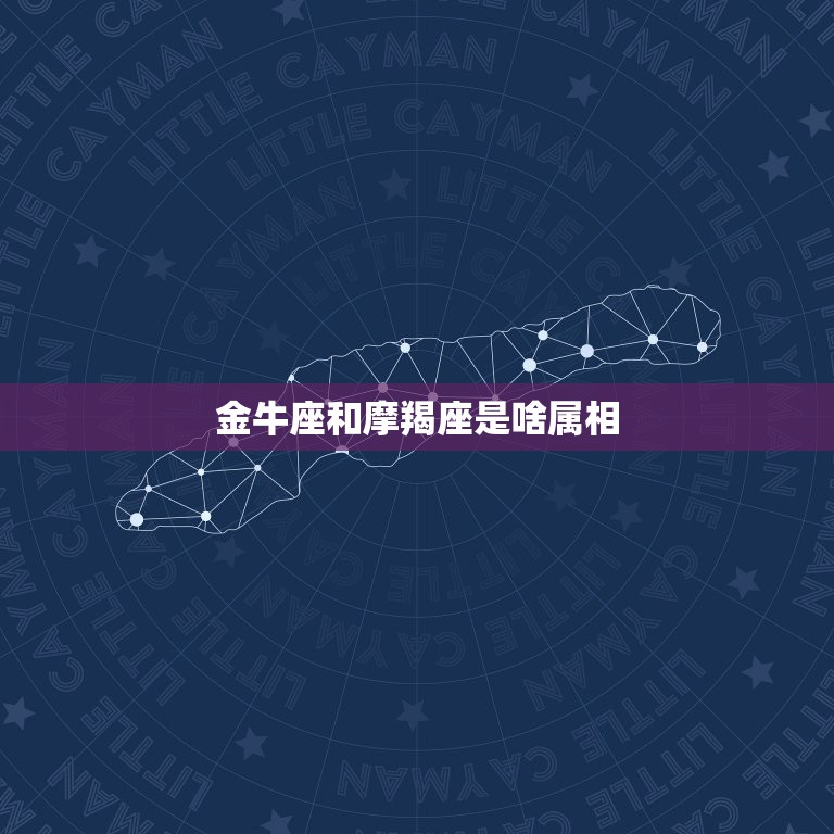 金牛座和摩羯座是啥属相，摩羯座和金牛座真的是最配的两个星座吗？